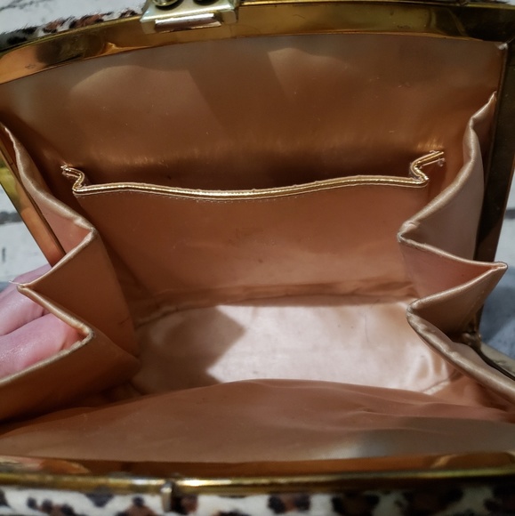 Leon's of California Bags Vintage Leopard Print Pony Hair Purse